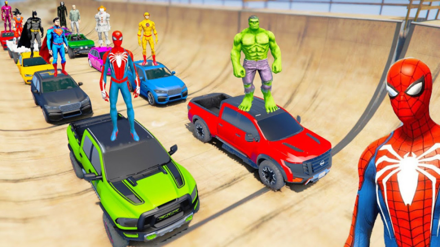 ماسبقات رالی ابر قهرمانان ، مر...