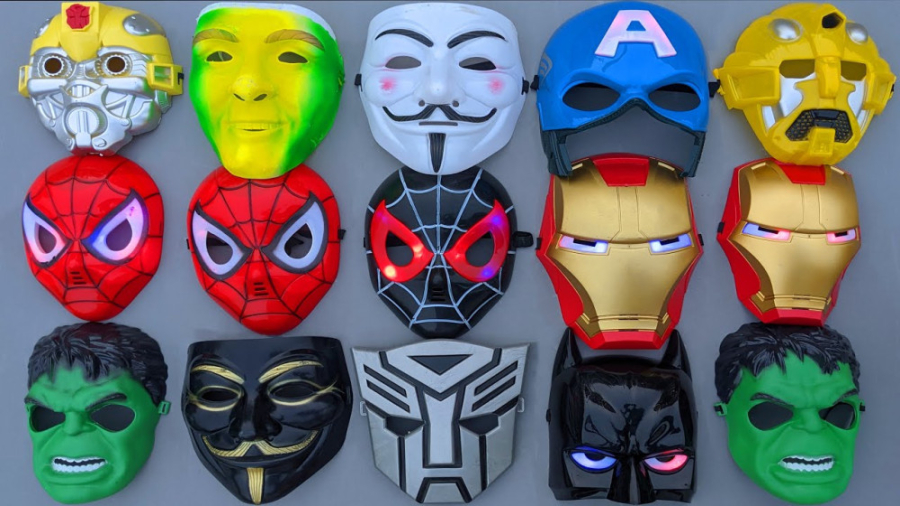 ماسک های ابر قهرمانان ، انواع...