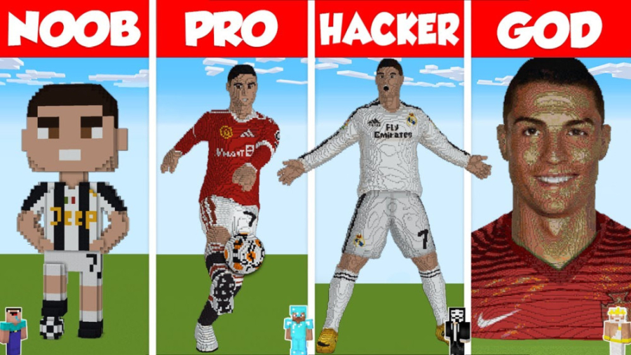 کریس رونالدو در ماینکرفت!! مای...