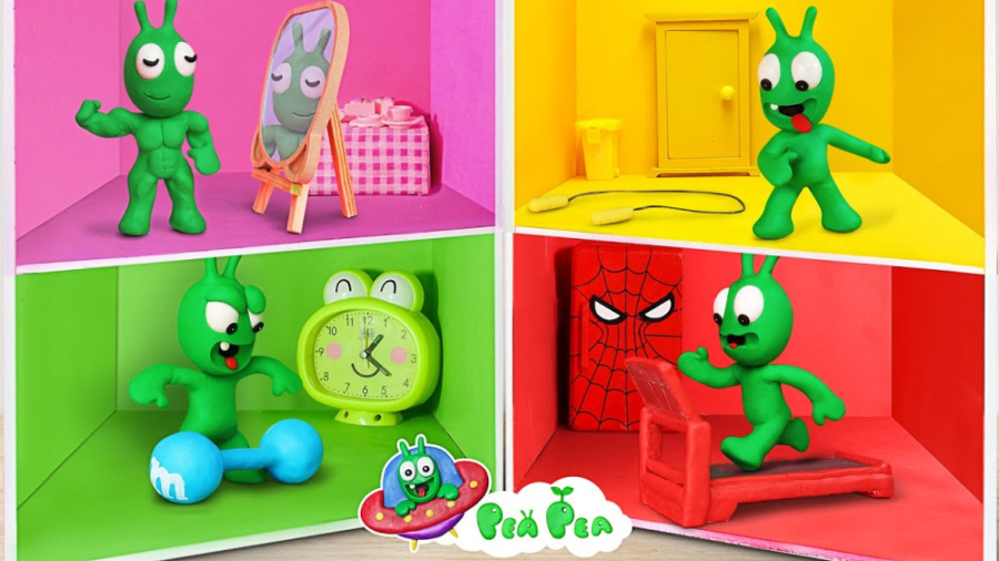 انیمیشن خمیری ، چالش خانه بازی...