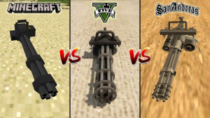 مقایسه  مینی گان  در GTA V GTA...