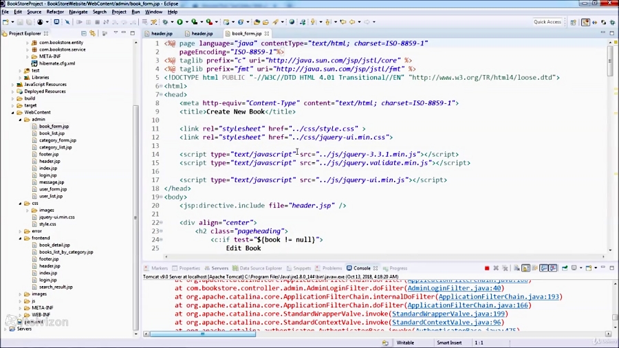 دوره ساخت وب سایت با JSP ، Java Servlet و Hibernate / فصل 27 از 44 ...