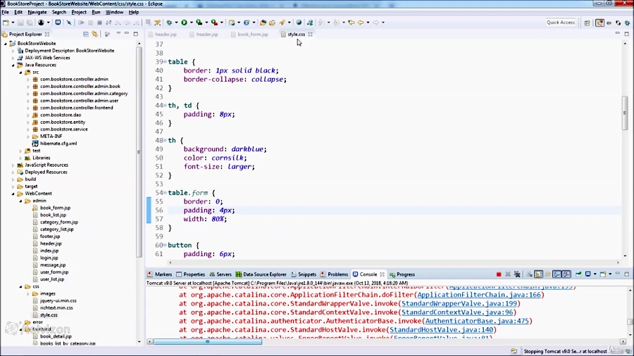 دوره ساخت وب سایت با JSP ، Java Servlet و Hibernate / فصل 27 از 44 ...