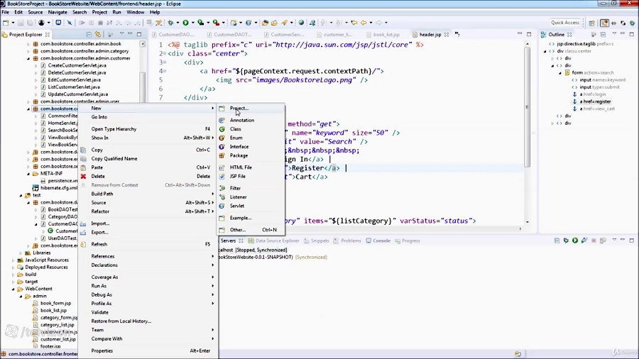 دوره ساخت وب سایت با JSP ، Java Servlet و Hibernate / فصل 31 از 44 ...