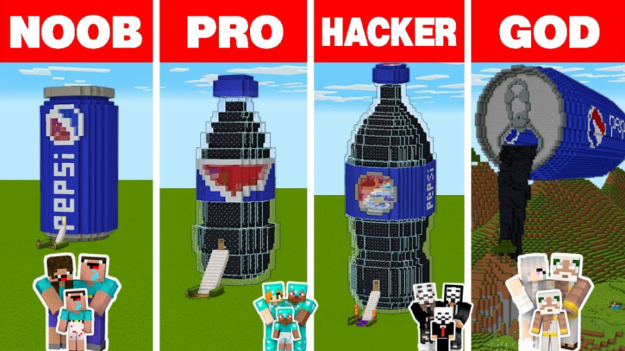 بهترین نوشابه پپسی در ماینکرفت...