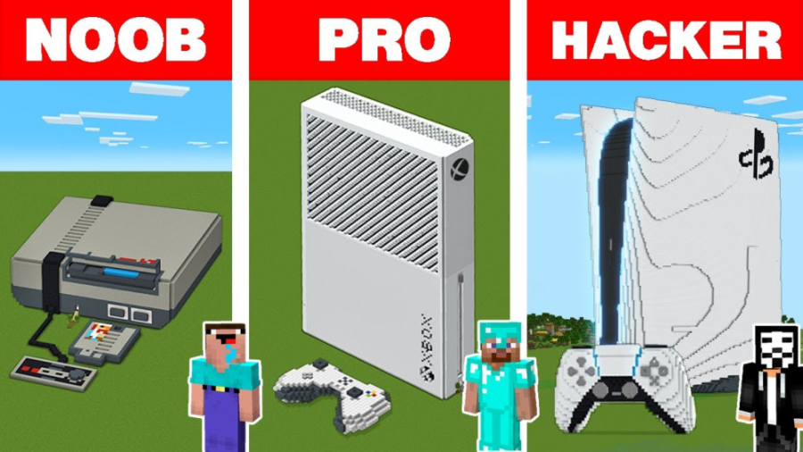 کنسول های بازی در ماینکرفت!! م...