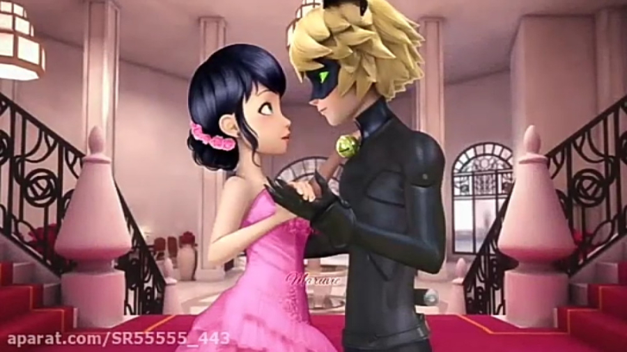 رقصیدن مرینت و کت نوار در کنار...