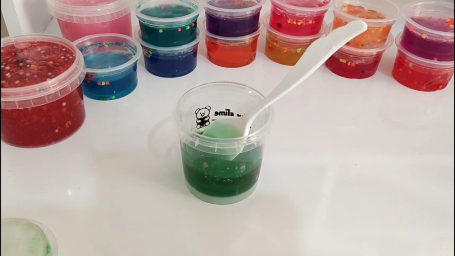 تست ساخت و سفت کردن اسلایم!