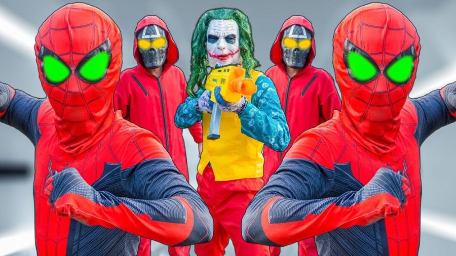 نجات پلیس توسط تیم مرد عنکبوتی...