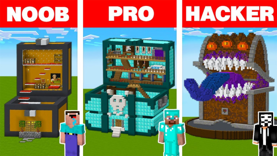 چست هیولایی در ماینکرفت!! ماین...