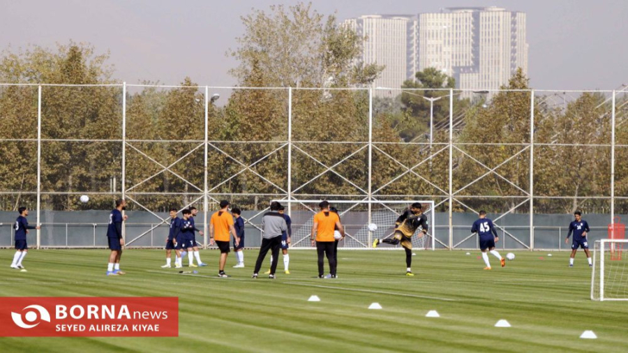 تصاویر جذاب از تمرین تیم ملی ف...