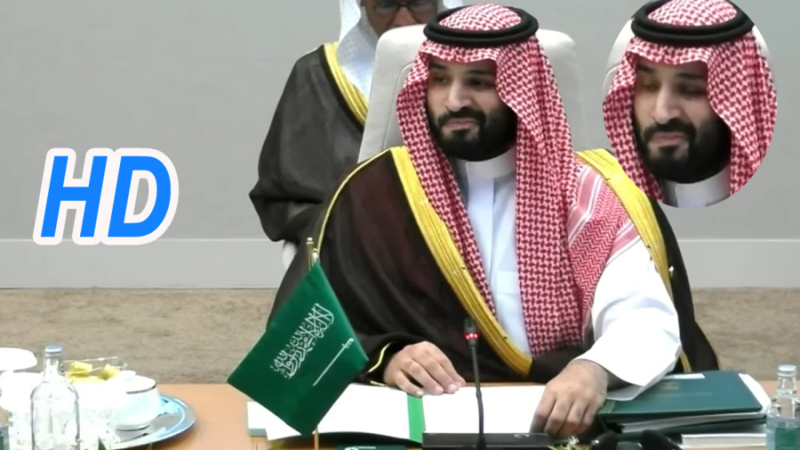 حرکات عجیب بن سلمان در سخنرانی...