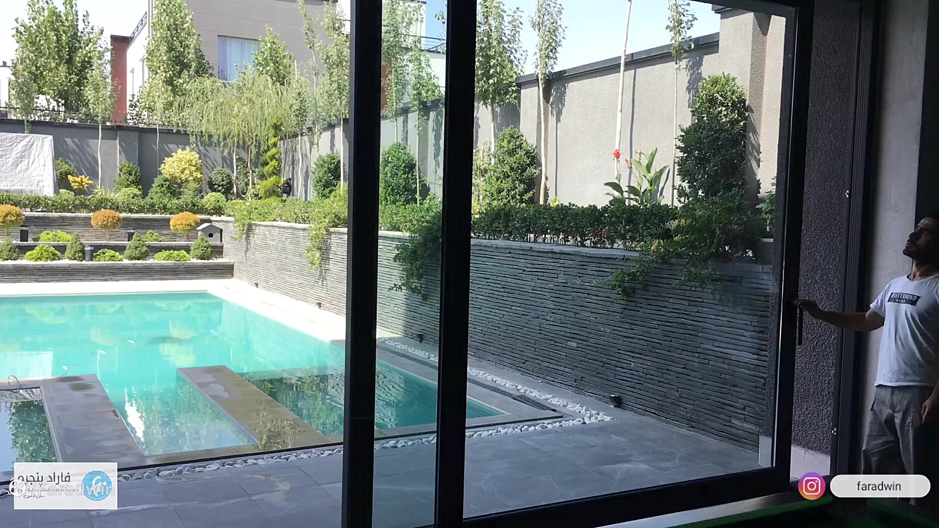 فیلم پنجره آلومینیومی لیفت پرو...