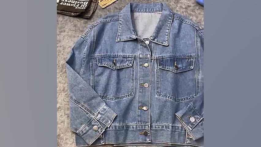 کت جین کوتاه دخترانه کد 2012