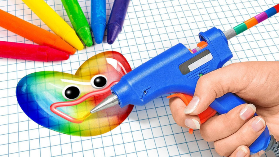 صنایع دستی رنگین کمانی  ایده ه...