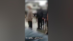 لحظه ی دستگیری اغتشاشگران توسط...