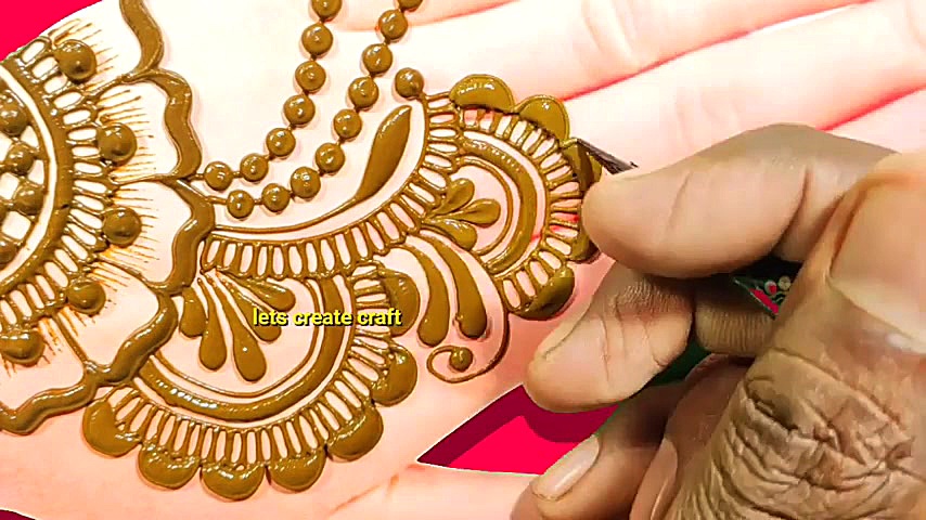 آموزش حنا زدن مناسب عروس | طرح...