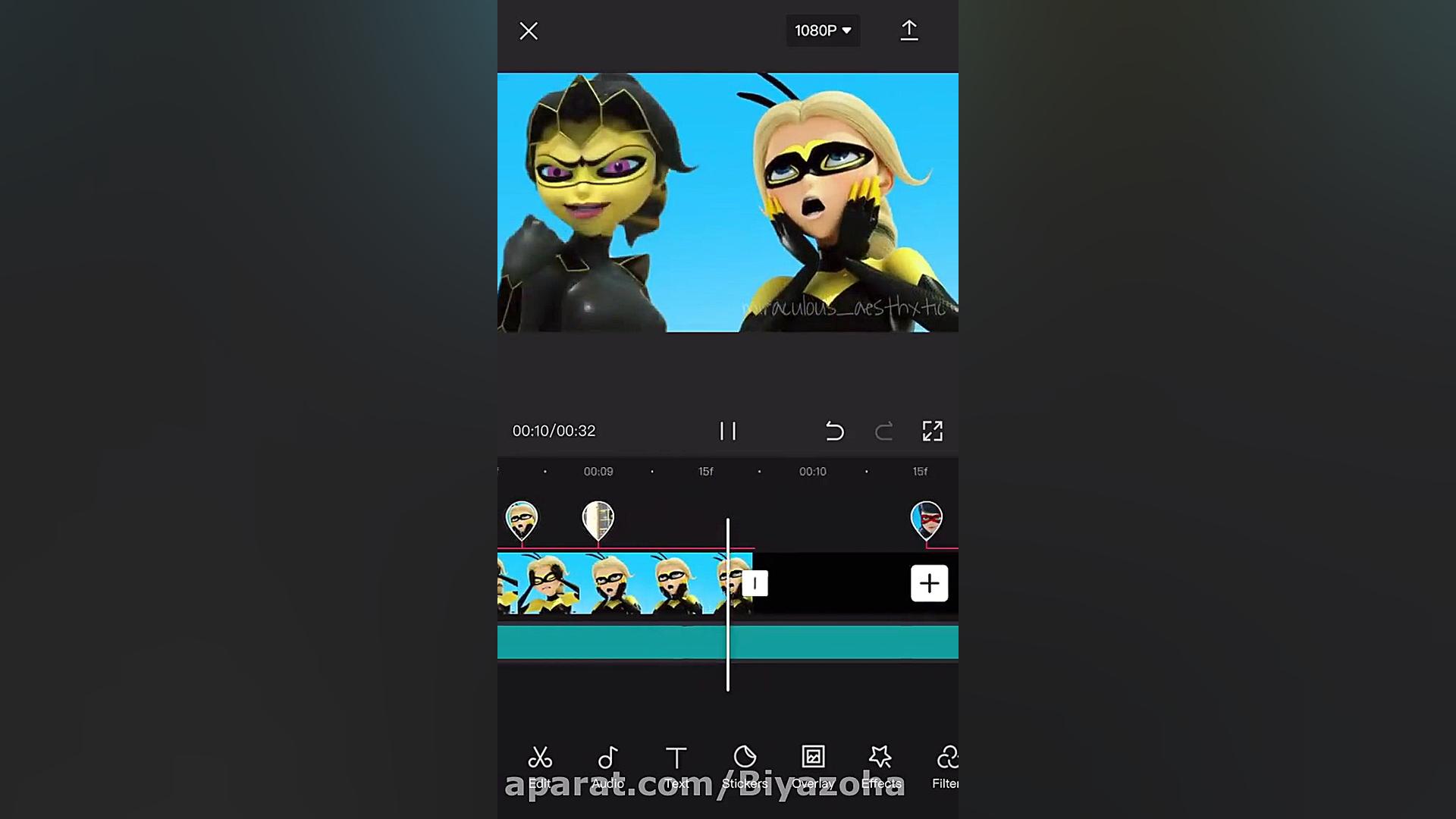میکس لیدی باگ کت نوار کویین بی...