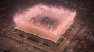 نمایی از مراسم افتتاحیه جام جه...