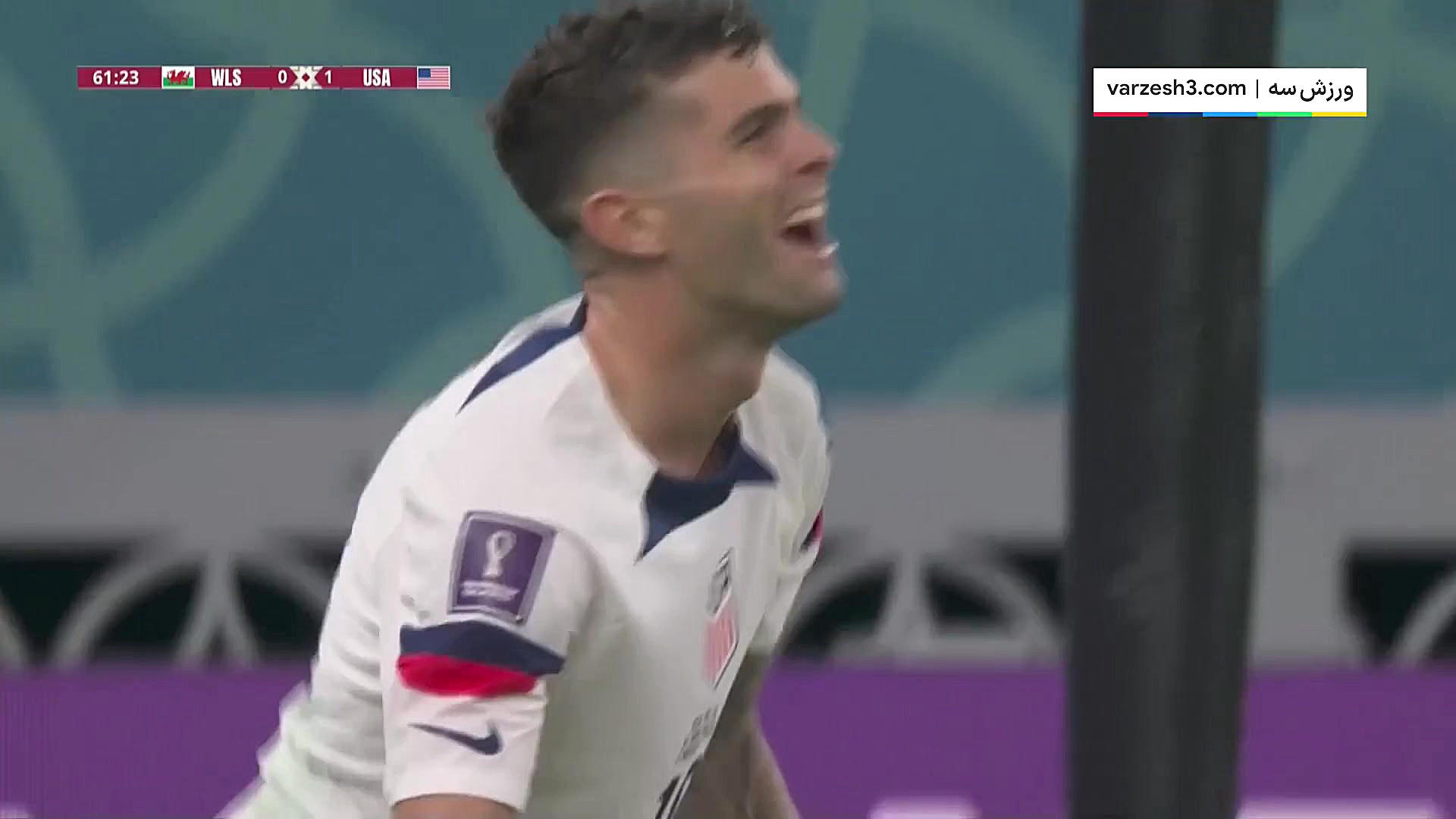 خلاصه بازی ولز و آمریکا|جام جه...