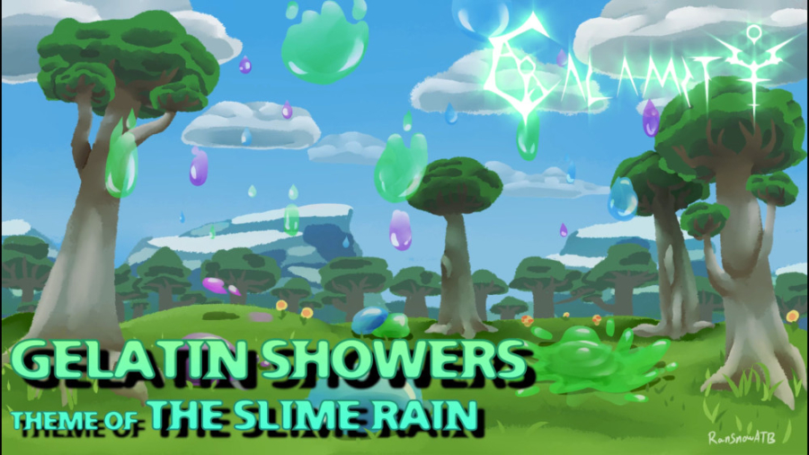 Unofficial Calamity Mod Music"Gelatin Showers"Theme of the Slime Rain