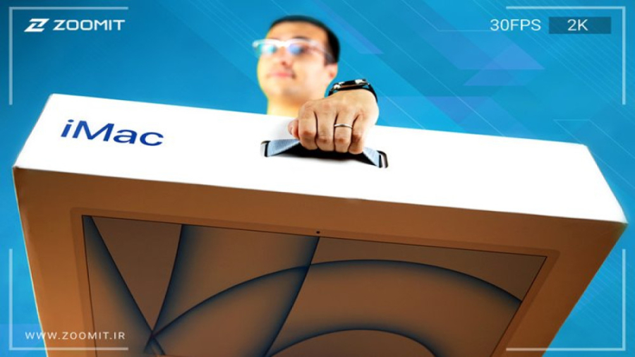 جعبه گشایی آی مک M1 اپل