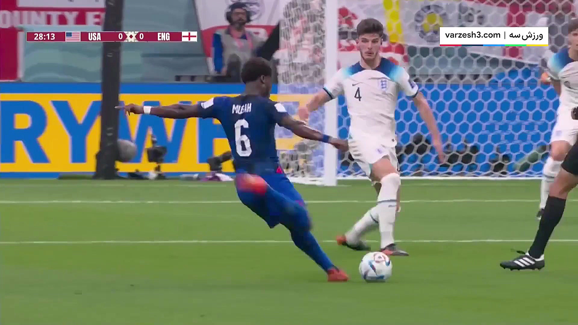 خلاصه بازی انگلیس و آمریکا جام...