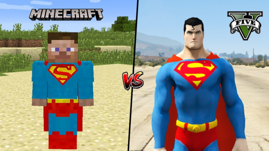 ماین کرافت سوپرمن جی تی ای 5