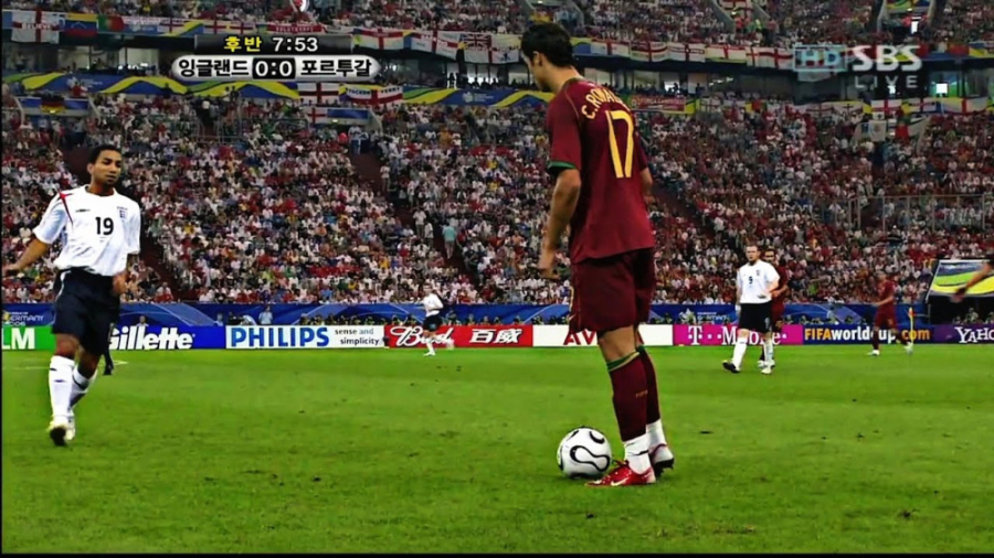 رونالدو در اولین جام جهانی اش...