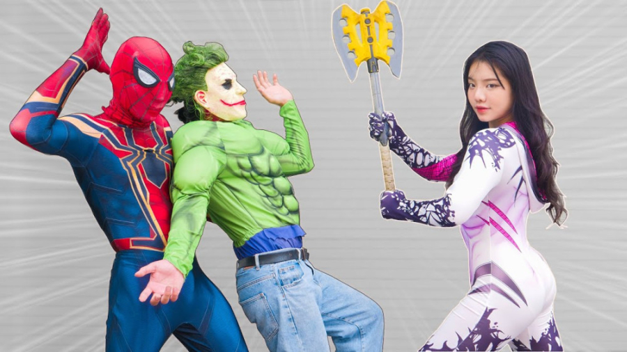 نمایش کمدی اسپایدر گرل  جوکر ه...