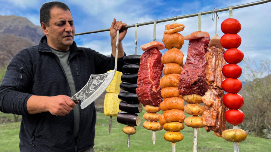 آشپزی آذربایجانی  گوشت بره با...