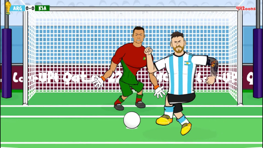 کارتون طنز بلایی که رونالدو با...