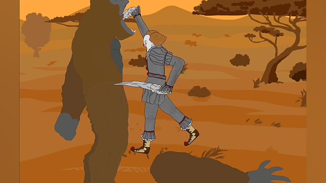 مبارزه ایت و کینگ کنگ