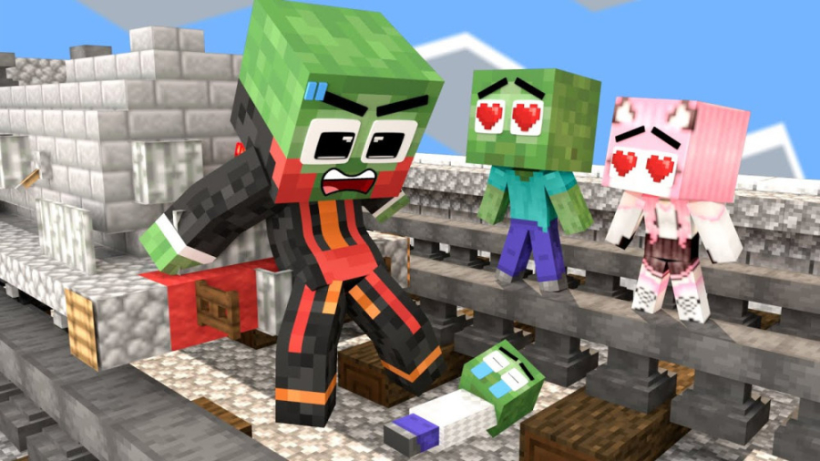 انیمیشن ماینکرافت | زامبی جان...