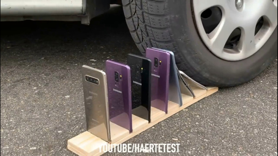 پودر شدن گوشی های iPhone و Sam...