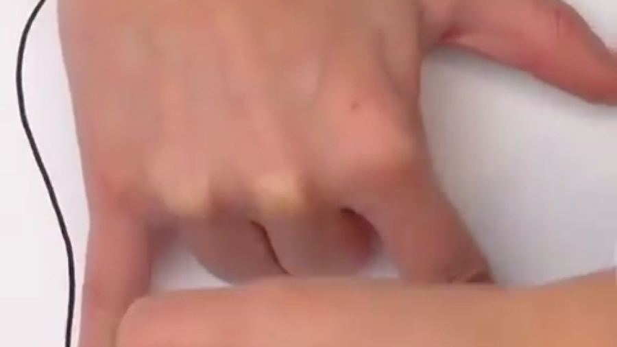 آموزش نقاشی فیل با کف دست خیلی...