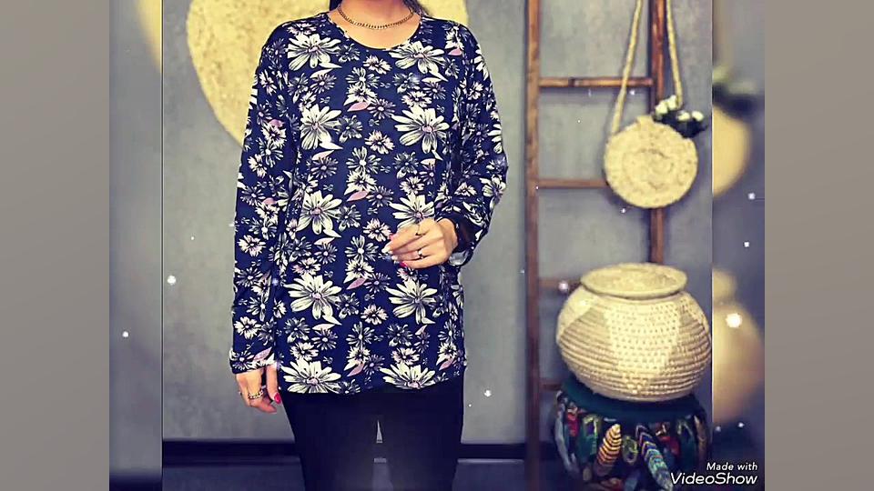 بلوز آستین بلند