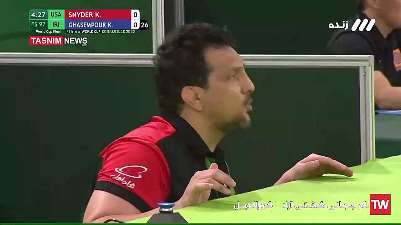 شکست کامران قاسم پور مقابل کای...