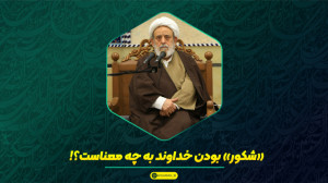 «شکور» بودن خداوند...