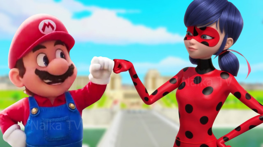 ماریو در دنیای میراکلس لیدی با...