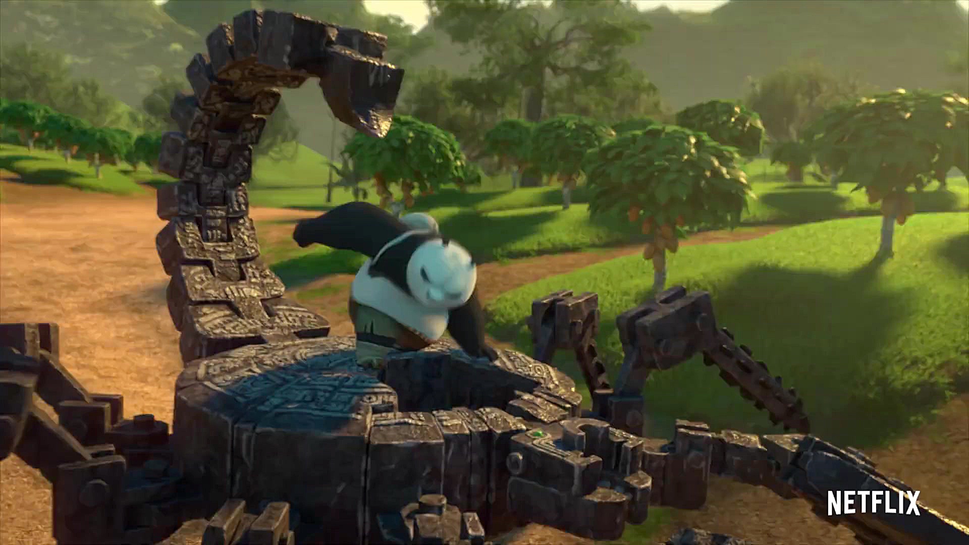 نخستین تریلر فصل دوم انیمیشن سریالی Kung Fu Panda: The Dragon Knight زمان79ثانیه