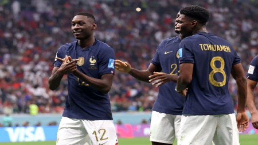 گل دوم فرانسه به مراکش در جام...