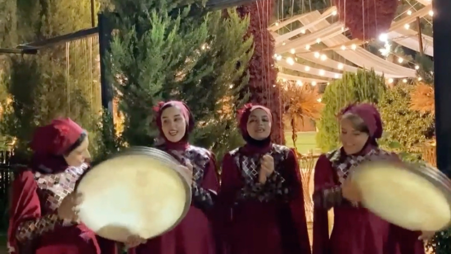 با تیر مژگان میزنی  دف نوازی پ...