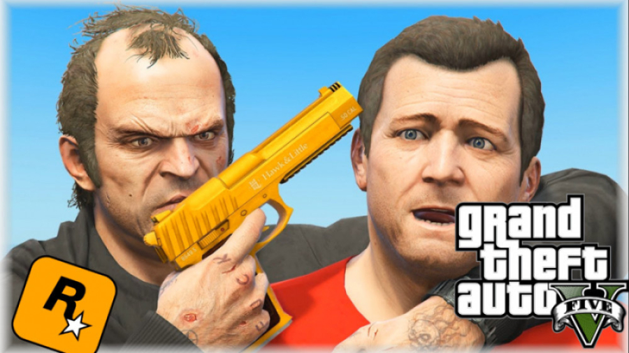 لحظات خنده دار کمیاب GTA V ((...