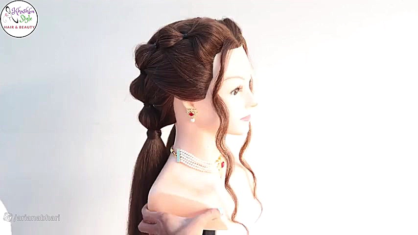 آموزش 2 مدل بافت مو ایرانی دم...