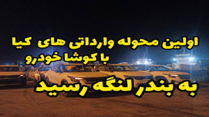 اولین ویدیو از وارداتی های کیا...