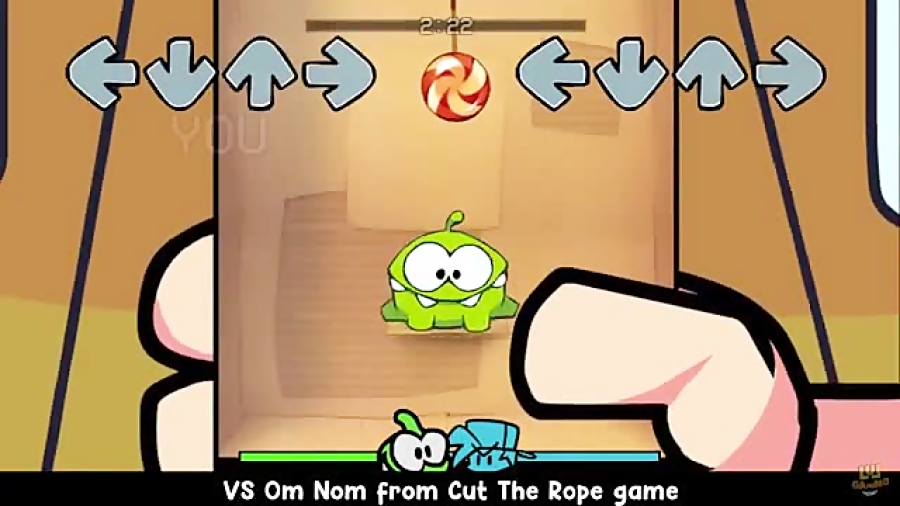FNF vs Om Nom from Cut The Rope FNF mod game play online, pc download