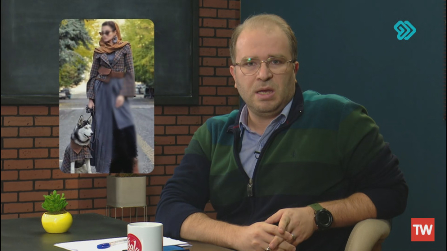 طنز  سگ هاسکی را لباسم تنش کرد...