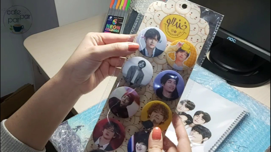 آنباکسینگ وسایل BTS بی تی اس (...