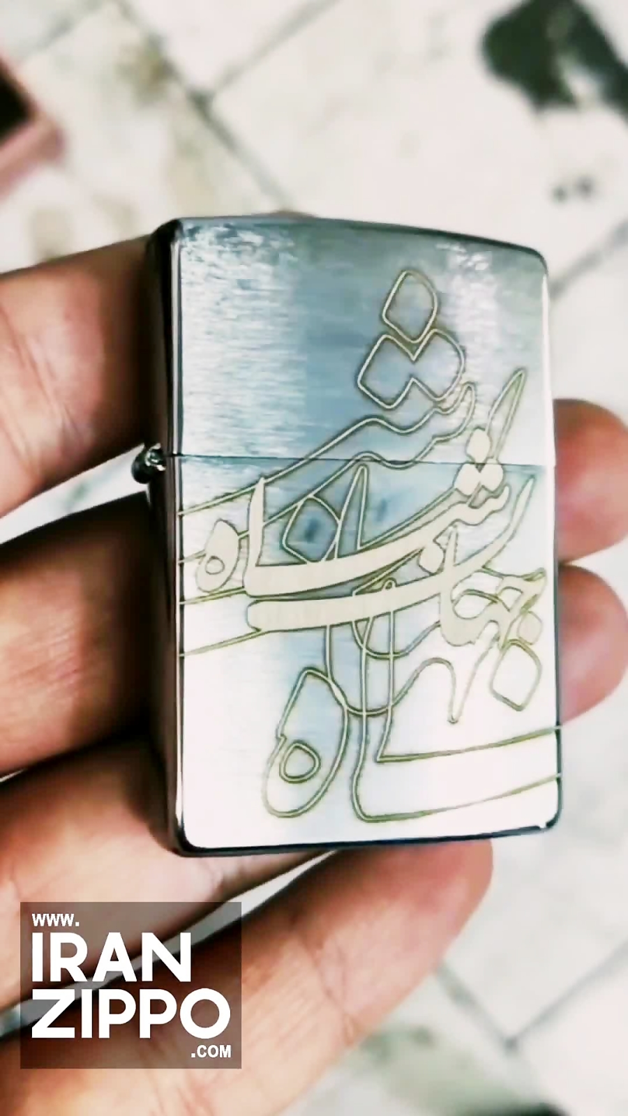 طراحی و حکاکی روی فندک زیپو - ایران زیپو